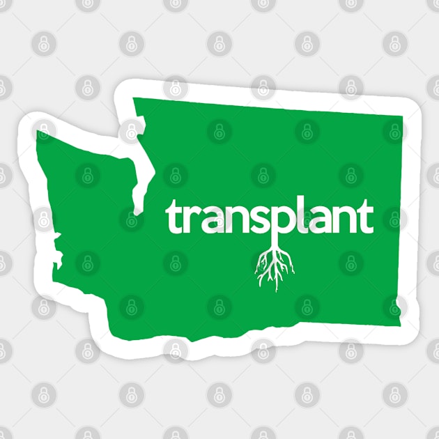 Washington Transplant WA Green Sticker by mindofstate